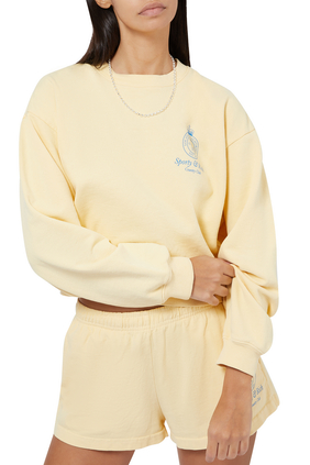 Crown Cropped Crew Sweat